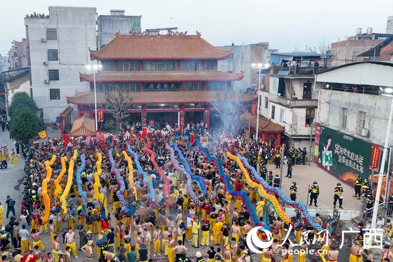 2024年賓陽(yáng)炮龍節(jié)。人民網(wǎng) 梁章暉攝